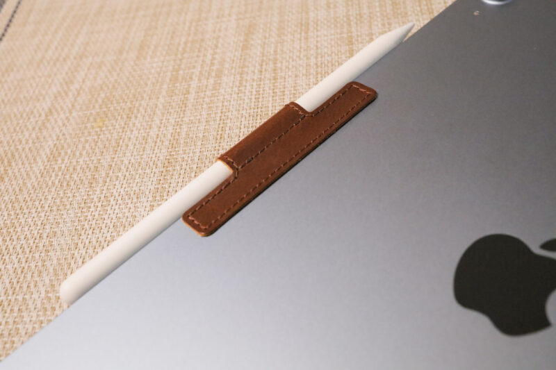 drip Leather Apple Pencil ホルダー ブラック レザー - モバイルケース