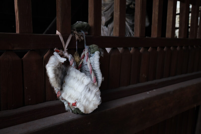 鞆の浦　医王寺の草鞋